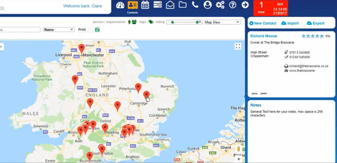 MAP YOUR CLIENTS / PROSPECTS